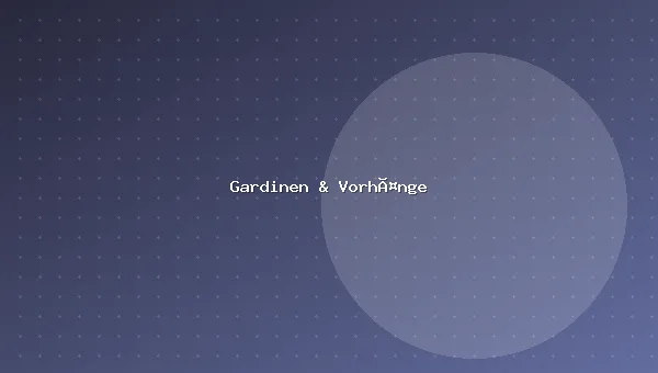 Gardinenreinigung inklusive Abhängen und Anbringen